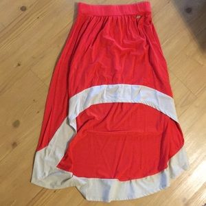 Guess Hi-low maxi skirt